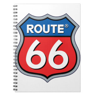 Cuaderno Logo de la ruta 66