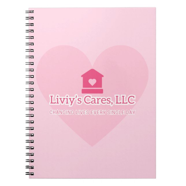 Cuaderno Logo de Liviy's Cares (Frente)