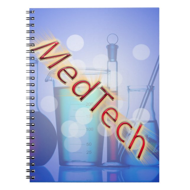 Cuaderno LOGO DE Med Tech STARBURST (Frente)