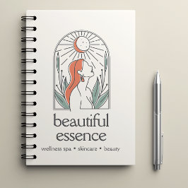 CUADERNO LOGO DE MUJER BOHO DEJA SPA DE BIENESTAR DE ARCHIV