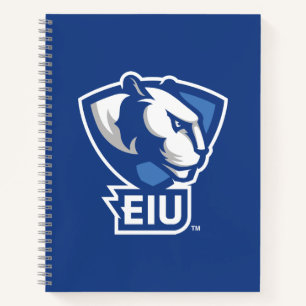 Cuaderno Logo de Panthers University del Este de Illinois