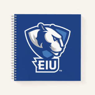 Cuaderno Logo de Panthers University del Este de Illinois