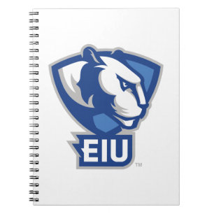 Cuaderno Logo de Panthers University del Este de Illinois