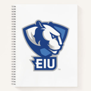 Cuaderno Logo de Panthers University del Este de Illinois