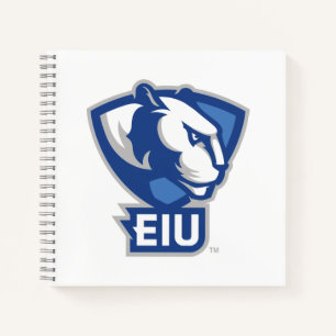 Cuaderno Logo de Panthers University del Este de Illinois