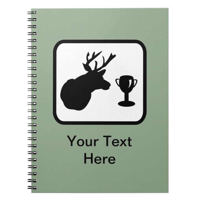 Cuaderno Logo de personalizable Hunter (Frente)