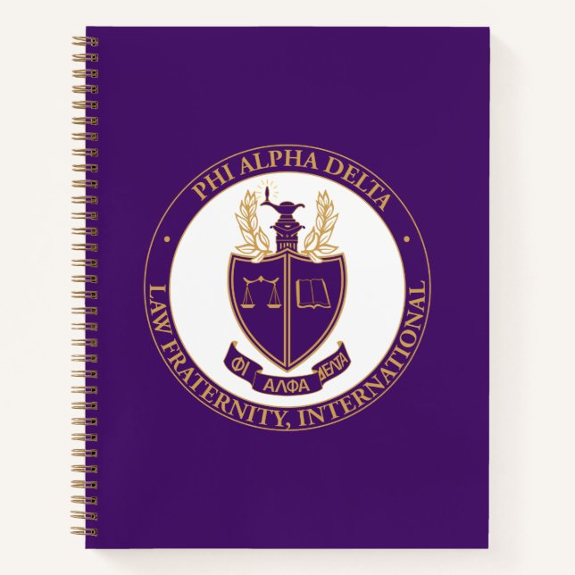 Cuaderno Logo de Phi Alpha Delta (Anverso)