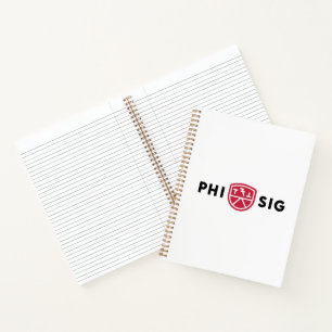 Cuaderno Logo de Phi Sigma Kappa