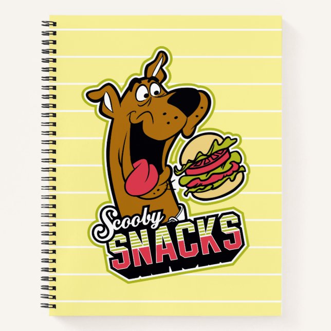 Cuaderno Logo de Scooby-Doo "Snacks Scooby" (Anverso)