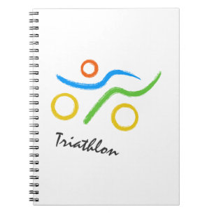Cuaderno Logo de Triathlon