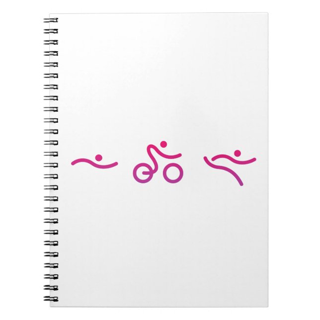 Cuaderno Logo de Triathlon (Frente)