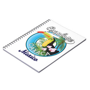 Cuaderno Logo de viaje de Oaxaca México
