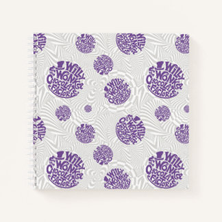Cuaderno Logo de Willy Wonka Gráfico psicodélico