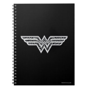 Cuaderno Logo de Wonder Woman Paisley