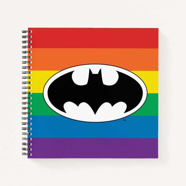 Cuaderno Logo del arco iris de Batman (Anverso)
