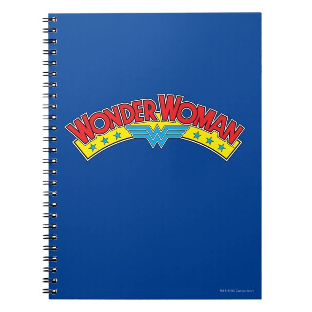 Cuaderno Logo del cómic de 1987 de Wonder Woman (Frente)