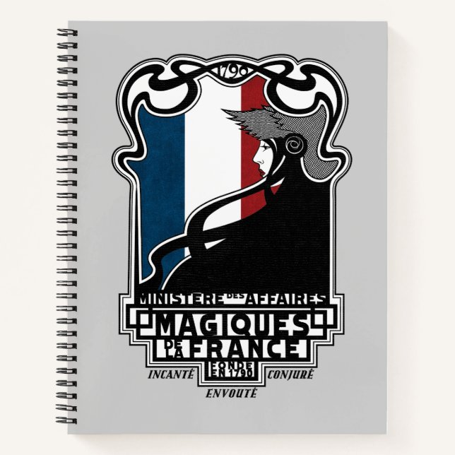 Cuaderno Logo del Ministère des Affaires Magiques de la Fra (Anverso)