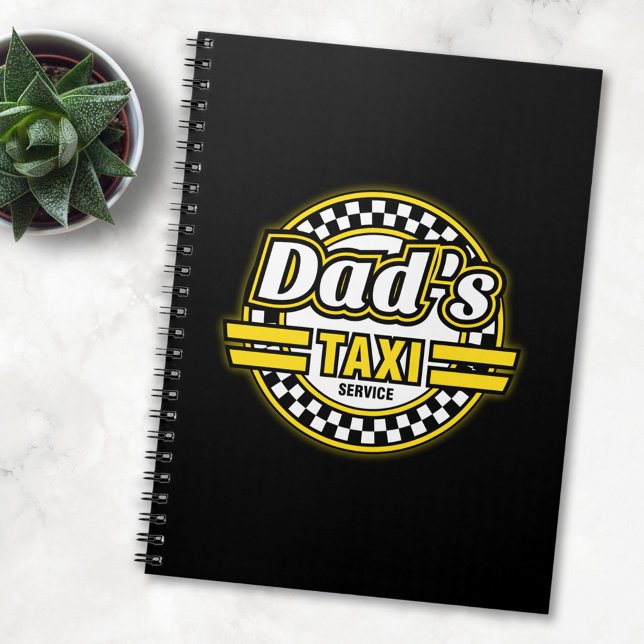 Cuaderno Logo del servicio de taxi de papá (Subido por el creador)