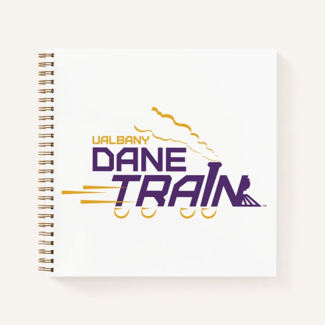 Cuaderno Logo del Tren de Dane de la UAlbany (Anverso)