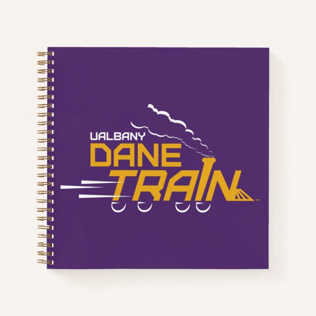 Cuaderno Logo del Tren de Dane de la UAlbany (Anverso)