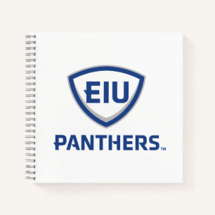 Cuaderno Logo Escudo y marca Wordmark del Este de Illinois