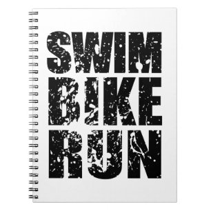 Cuaderno Logo genial de Triatlón para todos los amantes del