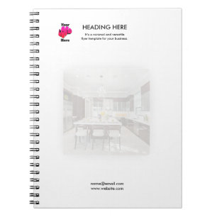 Cuaderno Logo Minimalista de Marketing de Negocios de Fotog