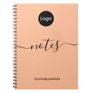 Cuaderno Logo Peach Professional Business
