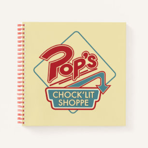 Cuaderno Logo rojo de la tienda "chock'Lit" del Pop