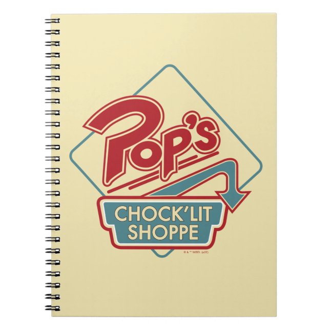 Cuaderno Logo rojo de la tienda "chock'Lit" del Pop (Frente)