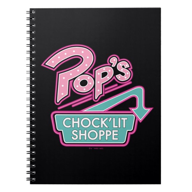 Cuaderno Logo rosa de la tienda "chock'Lit" del Pop (Frente)