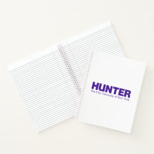 Cuaderno Logotipo Académico de Hunter College CUNY