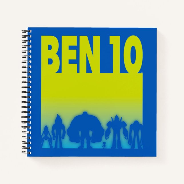 Cuaderno Logotipo Ben 10 Alien Line-up (Anverso)