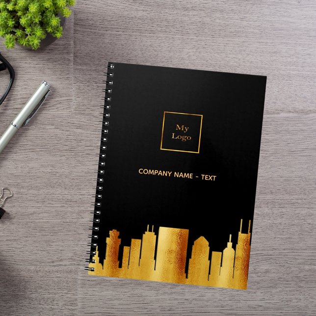 Cuaderno Logotipo comercial de Nashville en oro negro (Subido por el creador)
