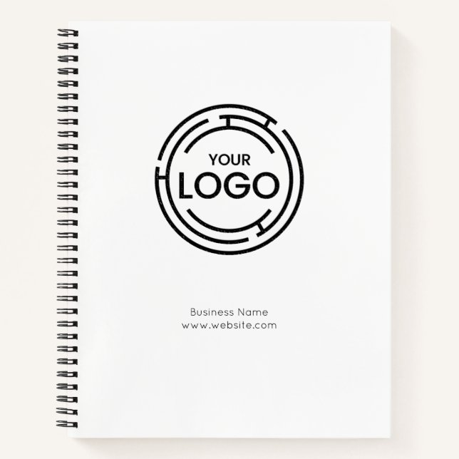 Cuaderno Logotipo comercial de personalizado (Anverso)