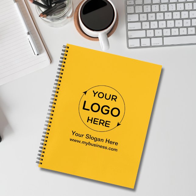 Cuaderno Logotipo comercial de personalizado (Custom Business Logo Notebook)