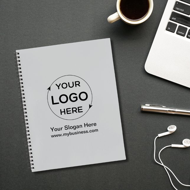 Cuaderno Logotipo comercial de personalizado (Custom Business Logo Notebook)
