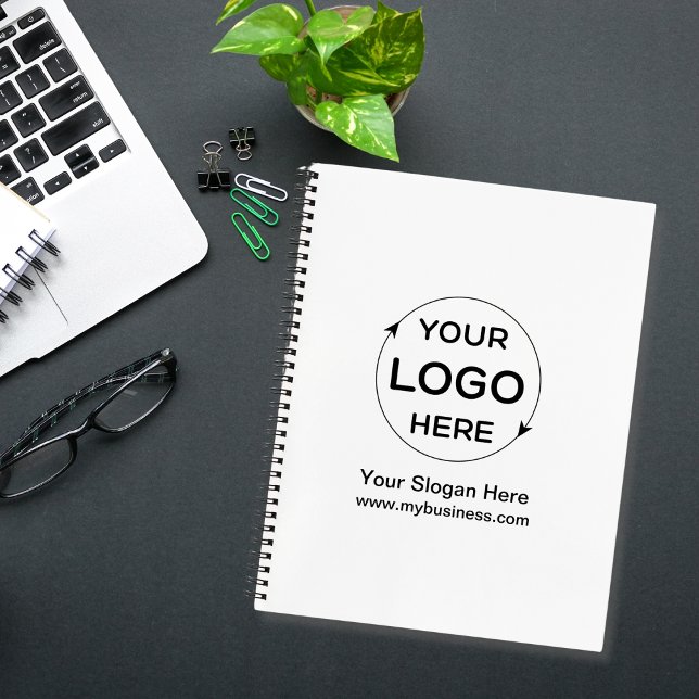Cuaderno Logotipo comercial de personalizado (Custom Business Logo Notebook)