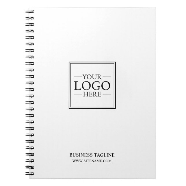 Cuaderno Logotipo comercial de personalizado con texto Pers (Frente)