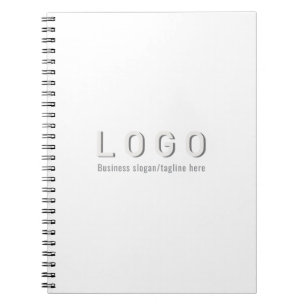 Cuaderno Logotipo comercial Negro