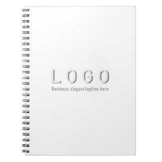 Cuaderno Logotipo comercial Negro