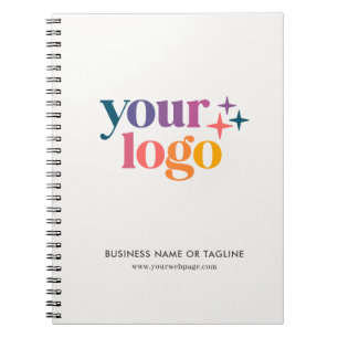 Cuaderno Logotipo comercial Off White Personalizado Text