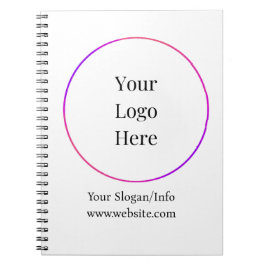 Cuaderno Logotipo comercial | Plantilla de empresa moderna