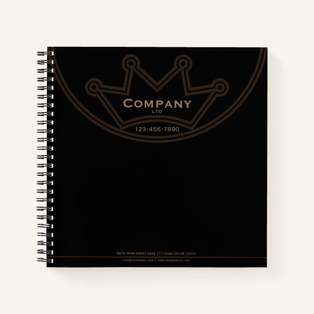 Cuaderno Logotipo Crown (Anverso)