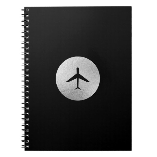 Cuaderno Logotipo de Avión (Frente)