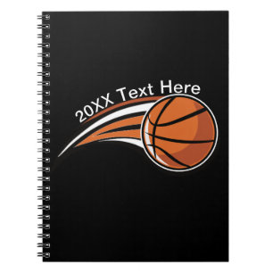Cuaderno Logotipo de baloncesto personalizado