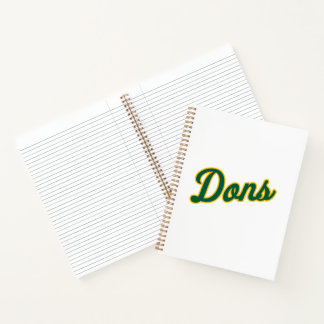 Cuaderno Logotipo de Dons Script