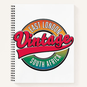 Cuaderno logotipo de East London Sudáfrica