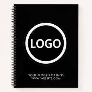 Cuaderno Logotipo de empresa Minimalista
