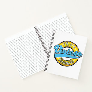 Cuaderno logotipo de estilo vintage de Kronoberg Suecia